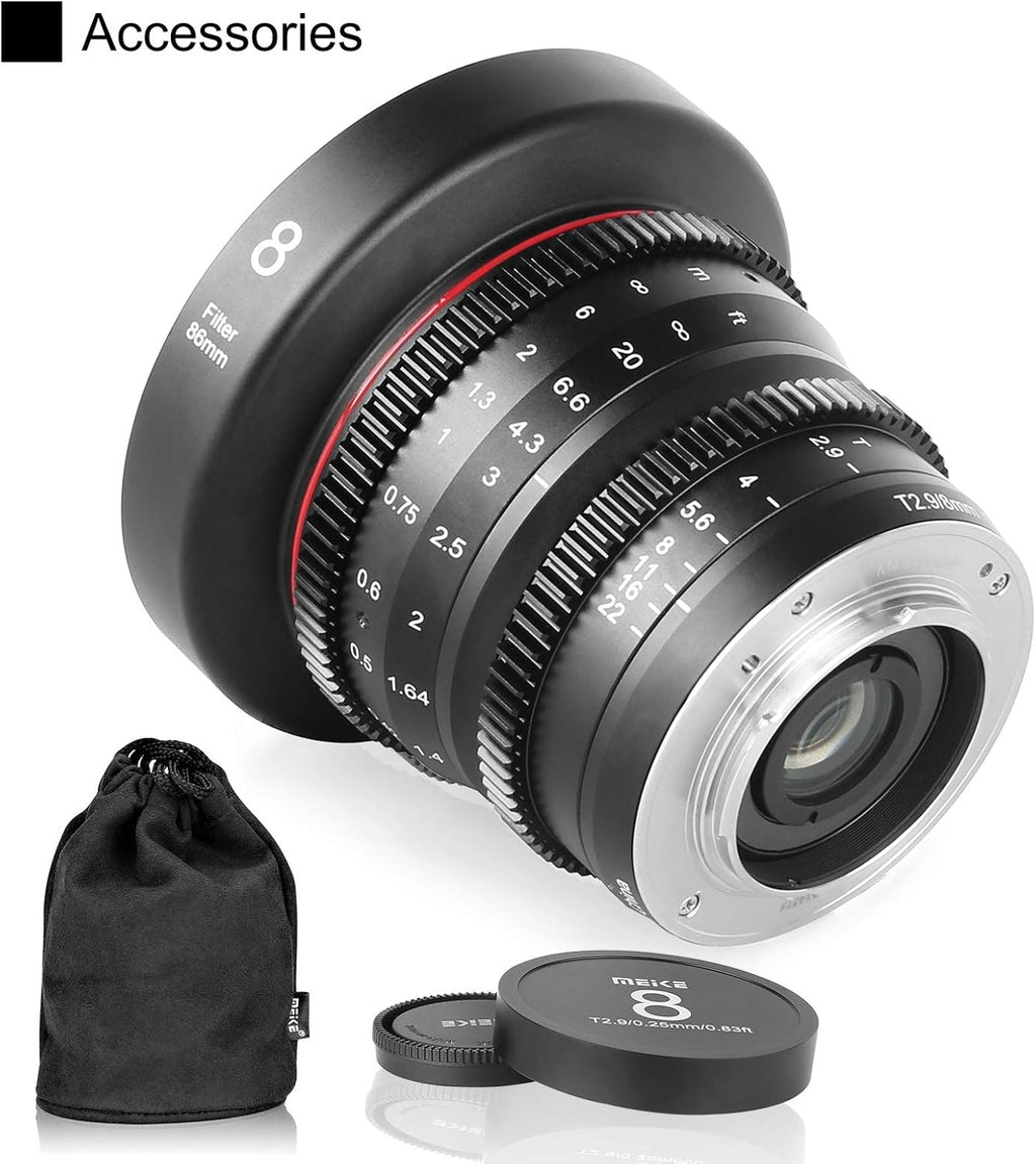 8mm T2.9 Wide-Angle Cinema Lens R80619