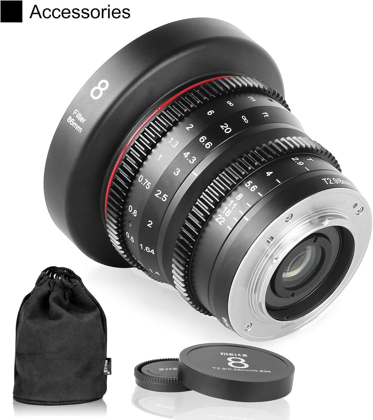 8mm T2.9 Wide-Angle Cinema Lens R80619