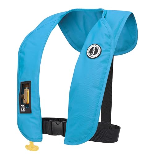 Azure Blue Manual Inflatable PFD O724446