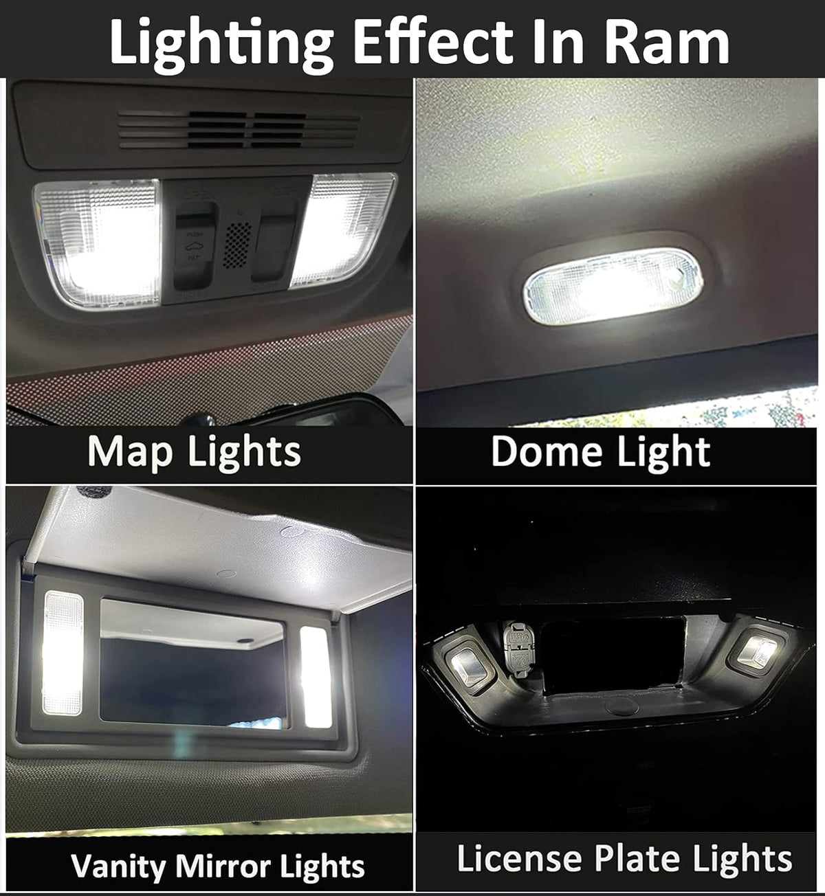 12PCS CANBUS LED Interior Light Kit 6000K White Y8416