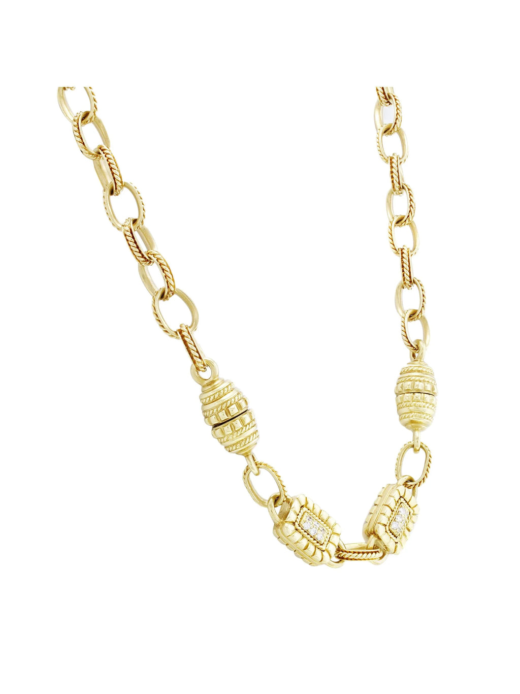 18k Yellow Gold Diamond Necklace M82752
