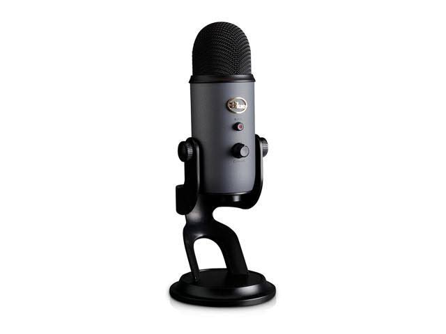 Blue Yeti Slate USB Mic with USB Hub and Pop Filter Y15849