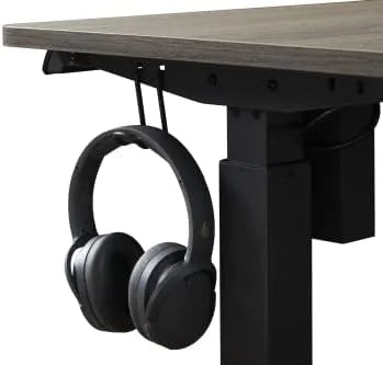 Electric Height Adjustable Standing Desk 55" Grey Oak E916
