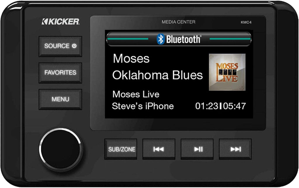 Waterproof Marine Radio with Black Dash Kit W476
