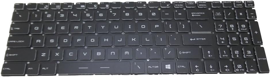 Laptop Keyboard Without Frame Backlit Crystal Keycap J60009