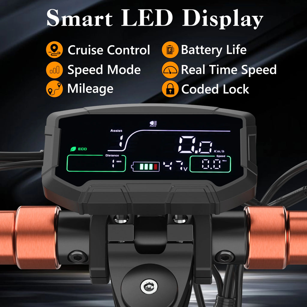 800W Electric Scooter with Removable Seat, 10" Off-road Pneumatic Tires, 330lbs Weight Limit Black Q465944