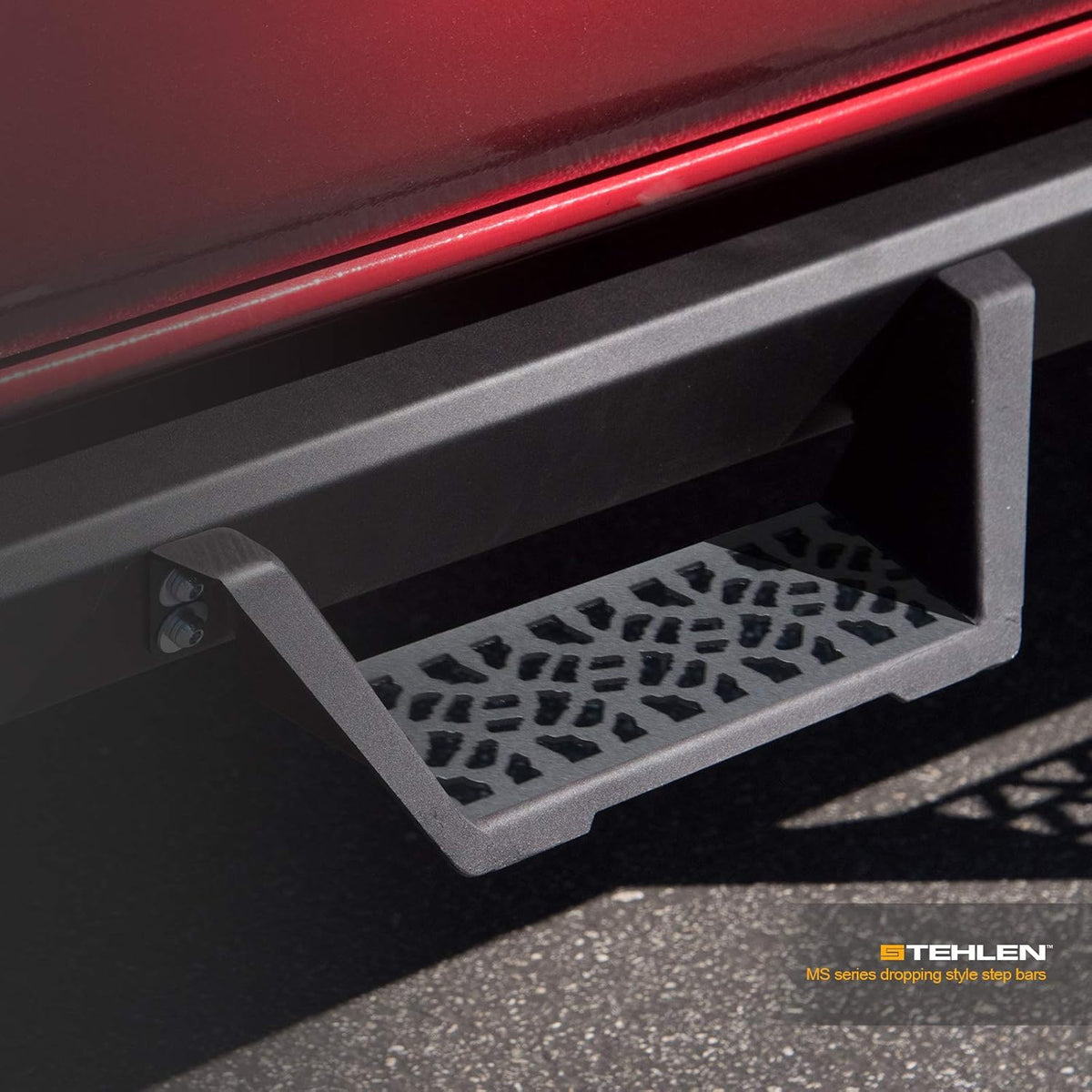 Matte Black Modular Drop Step Side Nerf Bars Running Boards A76246