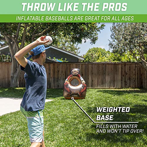 Inflatable Baseball Toss Challenge Pitching Game X7178