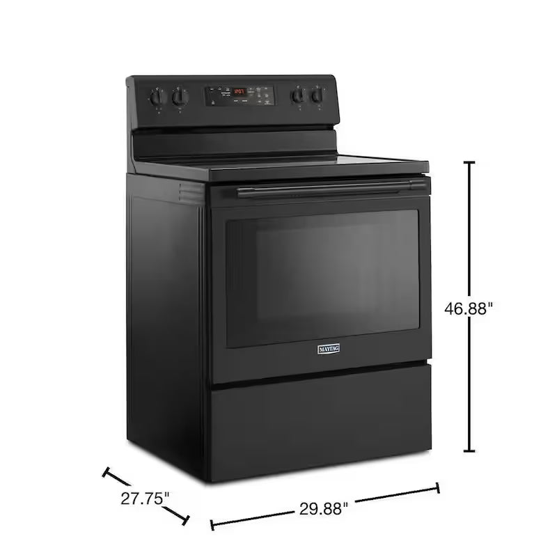Electric Range with Cooktop in Black B5277