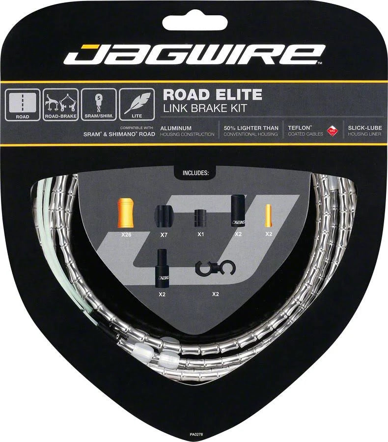 Road Brake Cable Kit - Silver D490063