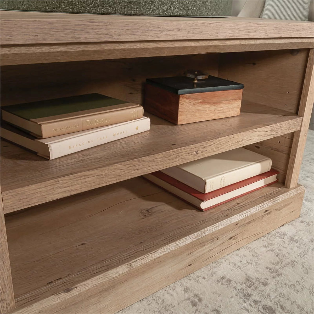 Engineered Wood Coffee Table in Prime Oak Finish Q442