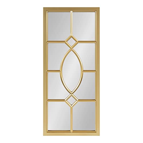 Dark Bronze Window Wall Accent Mirror S1072