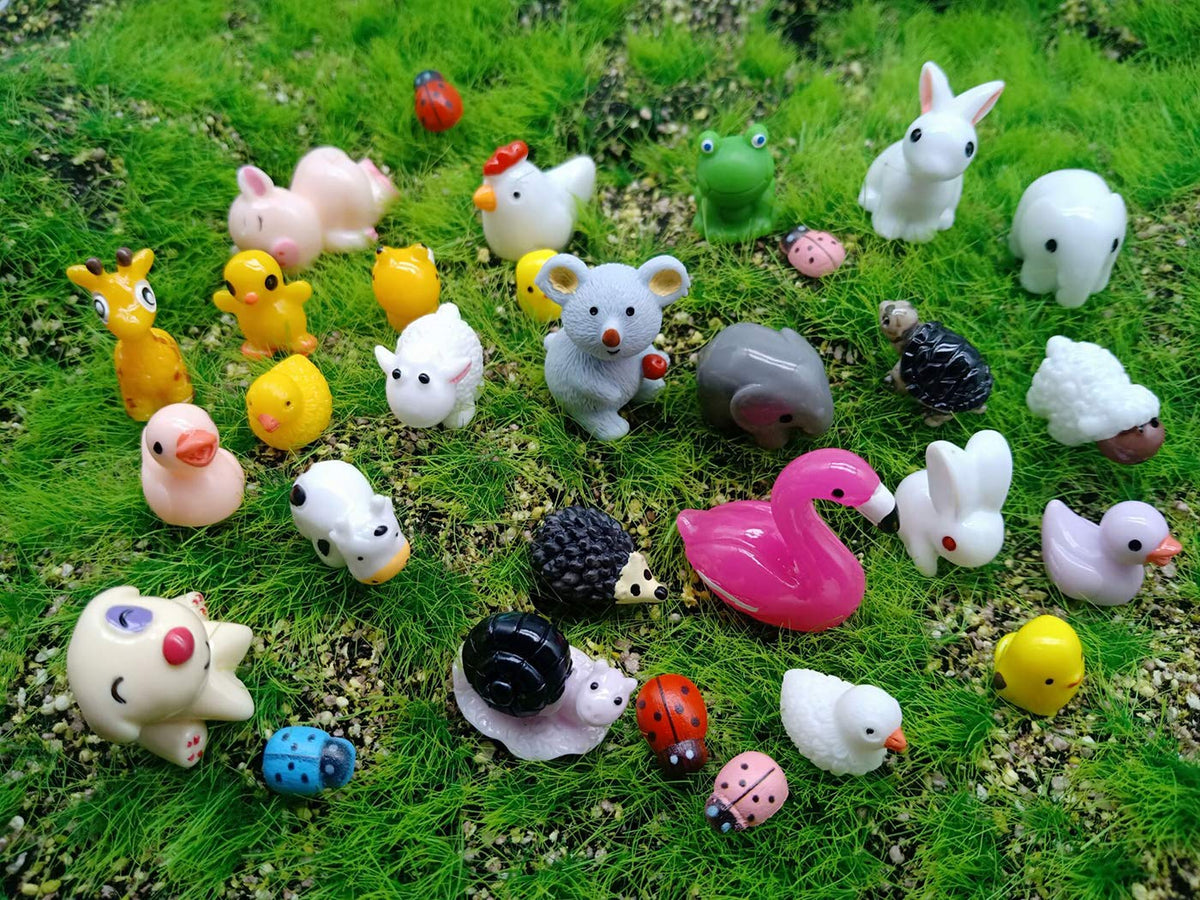 45Pcs Mini Animals Ornament Kits A91743