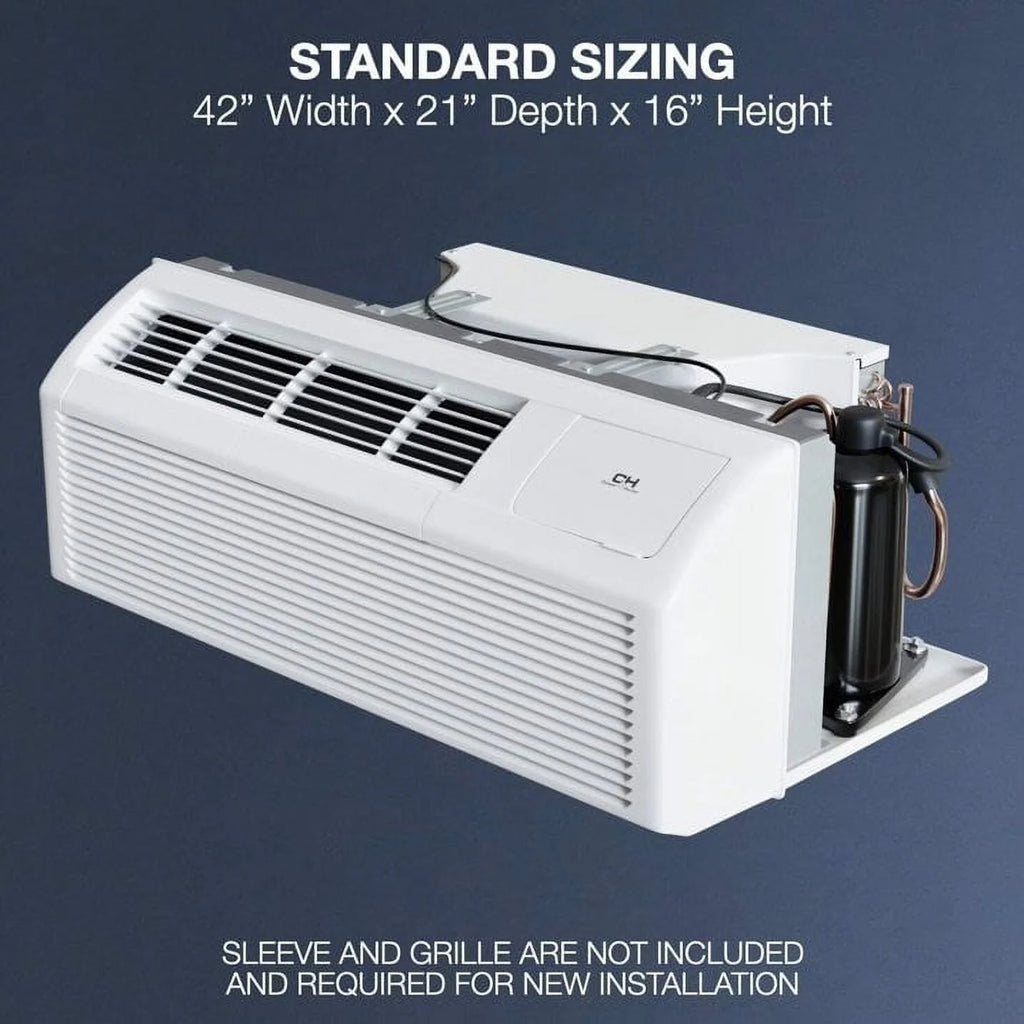 9000 BTU 230V PTAC Air Conditioner Heat Pump H851