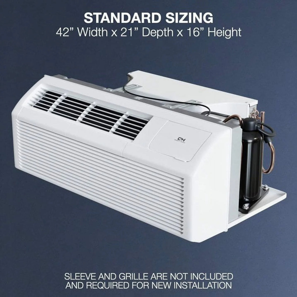 9000 BTU 230V PTAC Air Conditioner Heat Pump H851