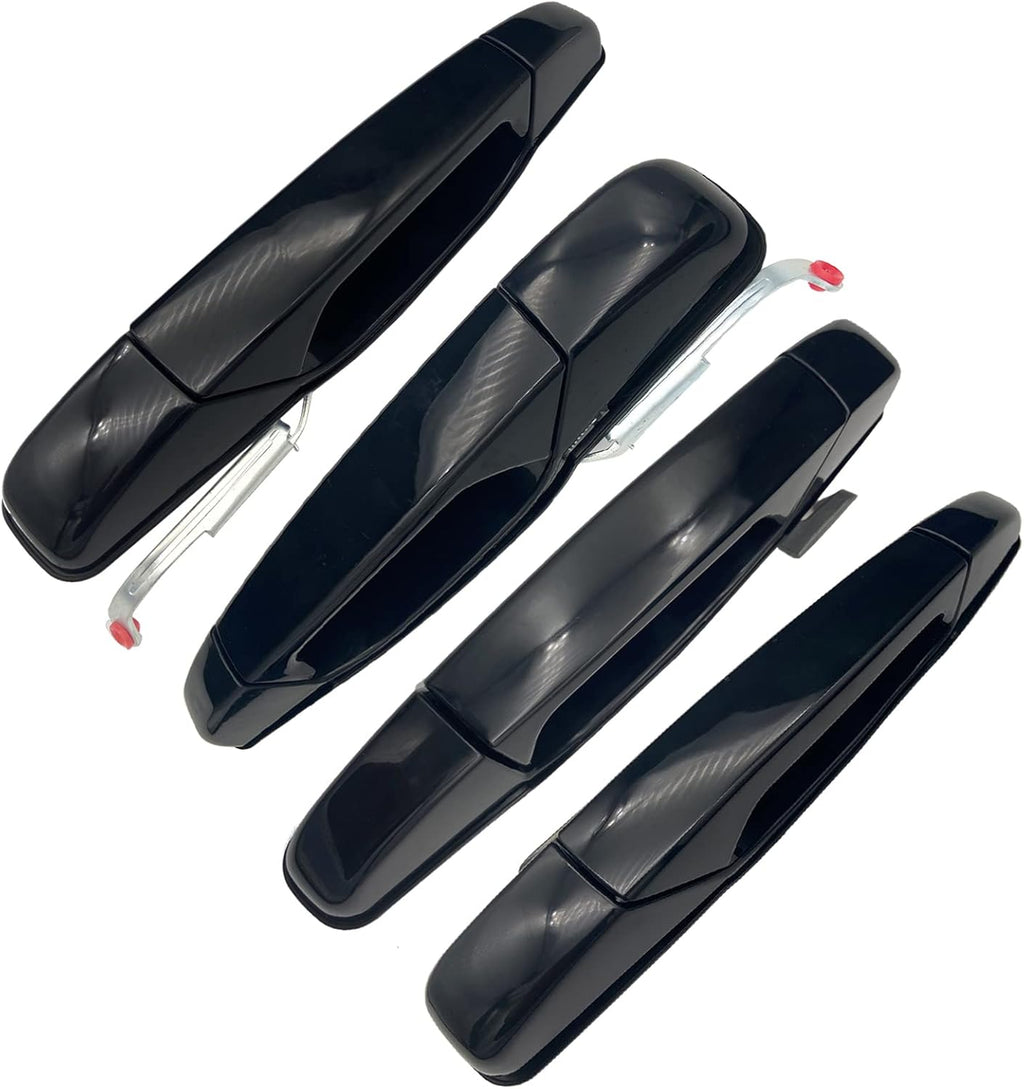 Black Exterior Door Handle Kit of 4 S2347