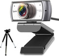 Wide Angle 120 Degree Webcam with Microphone and Tripod Full HD 1080P USB I86621