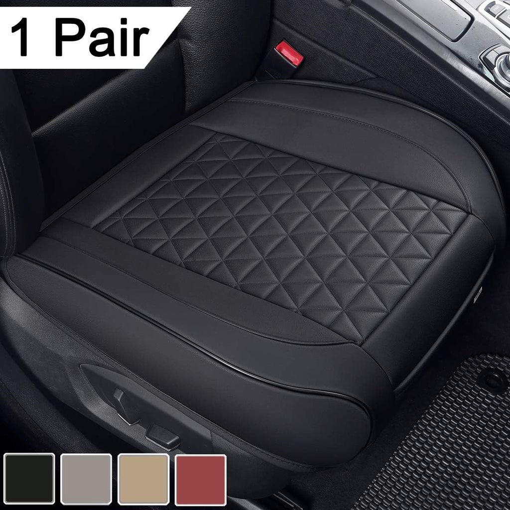 PU Car Seat Covers, Front Seat Protectors, Diamond Pattern Embroidery O910
