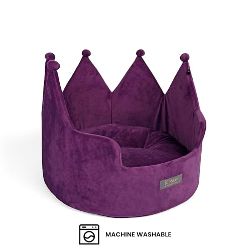 Royal Gray 18" Washable Micro-Plush Round Pet Bed B352