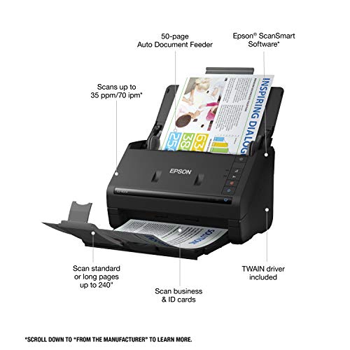 Color Duplex Desktop Document Scanner with Auto Document Feeder W99244