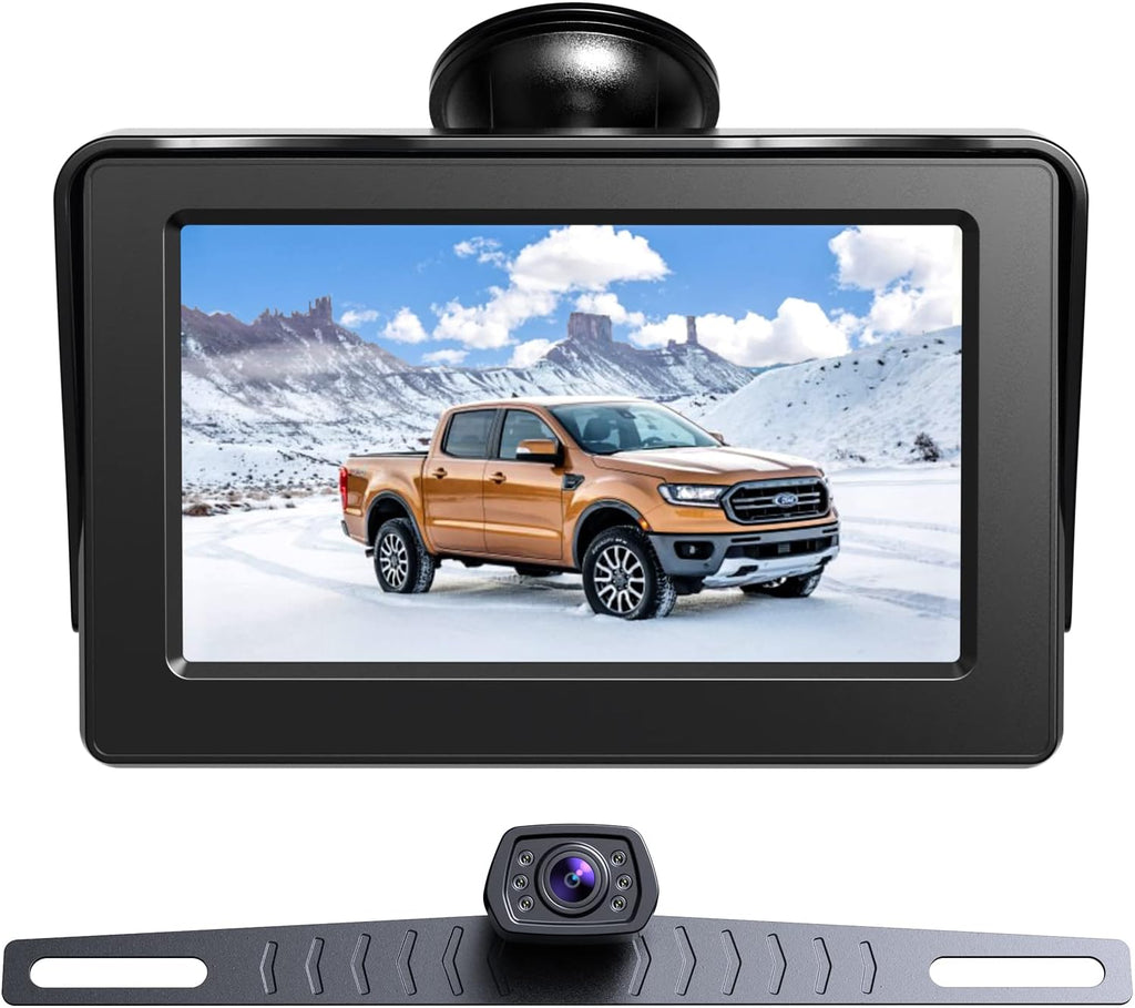 1080P Backup Camera with Monitor Kit, 5 Inch Monitor Pack of 2 N9984