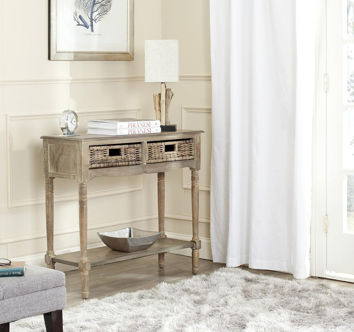 Brown Console Table Q917