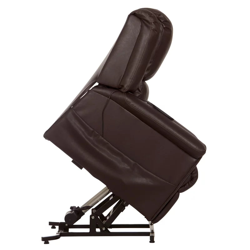 Brown PU Power Lift Recliner S8338
