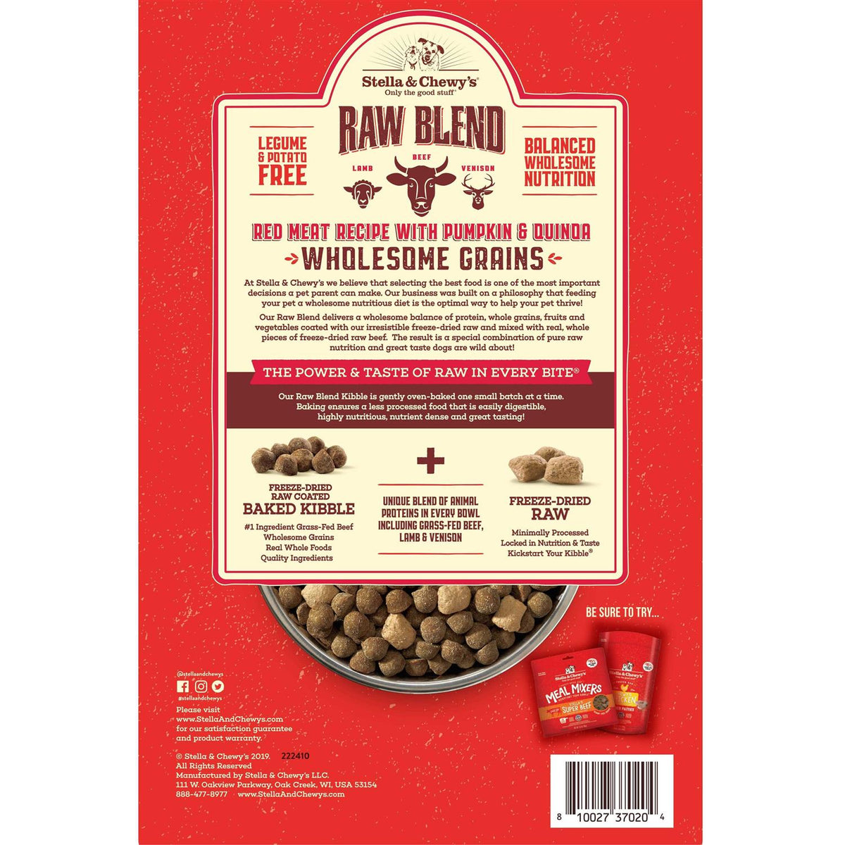 Cage Free Recipe Dog Food B561
