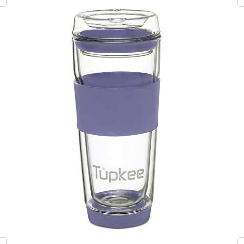 Double Wall Glass Tumbler with Lid N8216