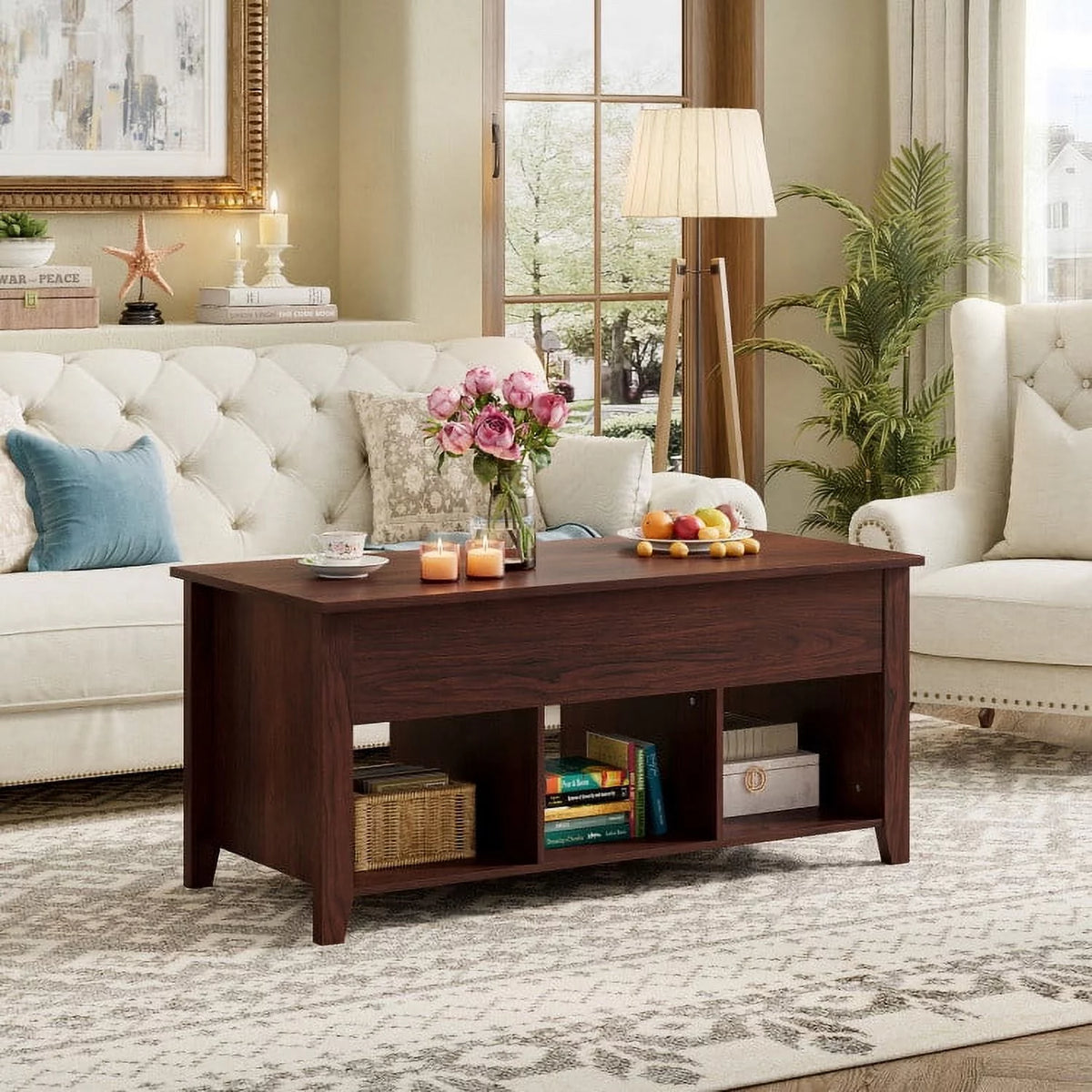 Lift-Top Coffee Table with Storage P59047