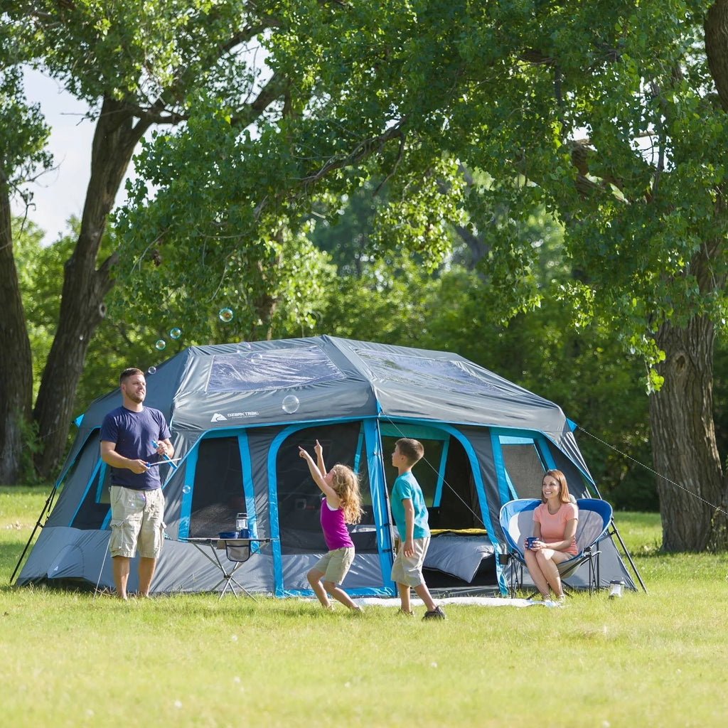 14'x10' 10-Person Dark Rest Instant Cabin Tent J920