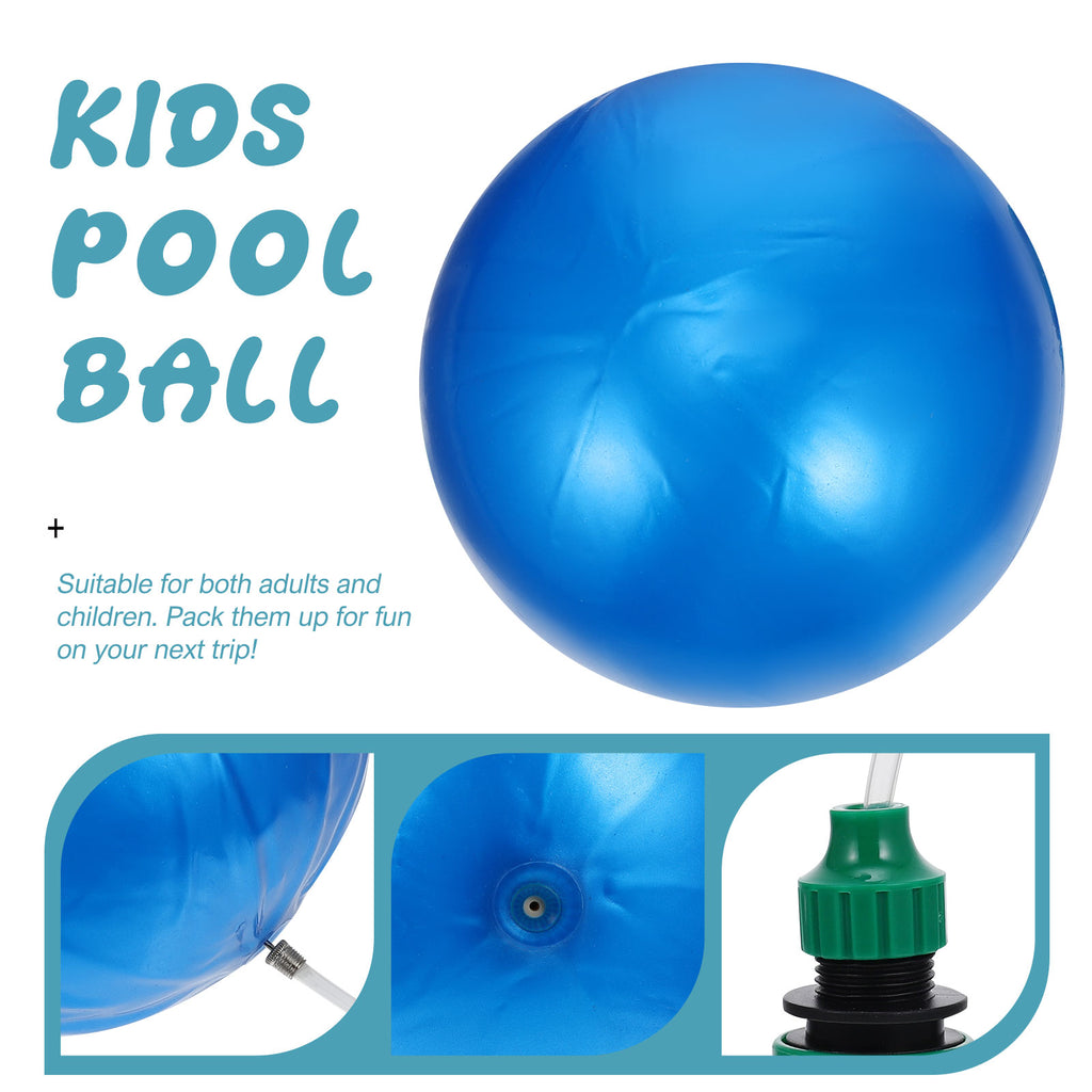 Inflatable Pool Ball Toy with Water Injector N697308