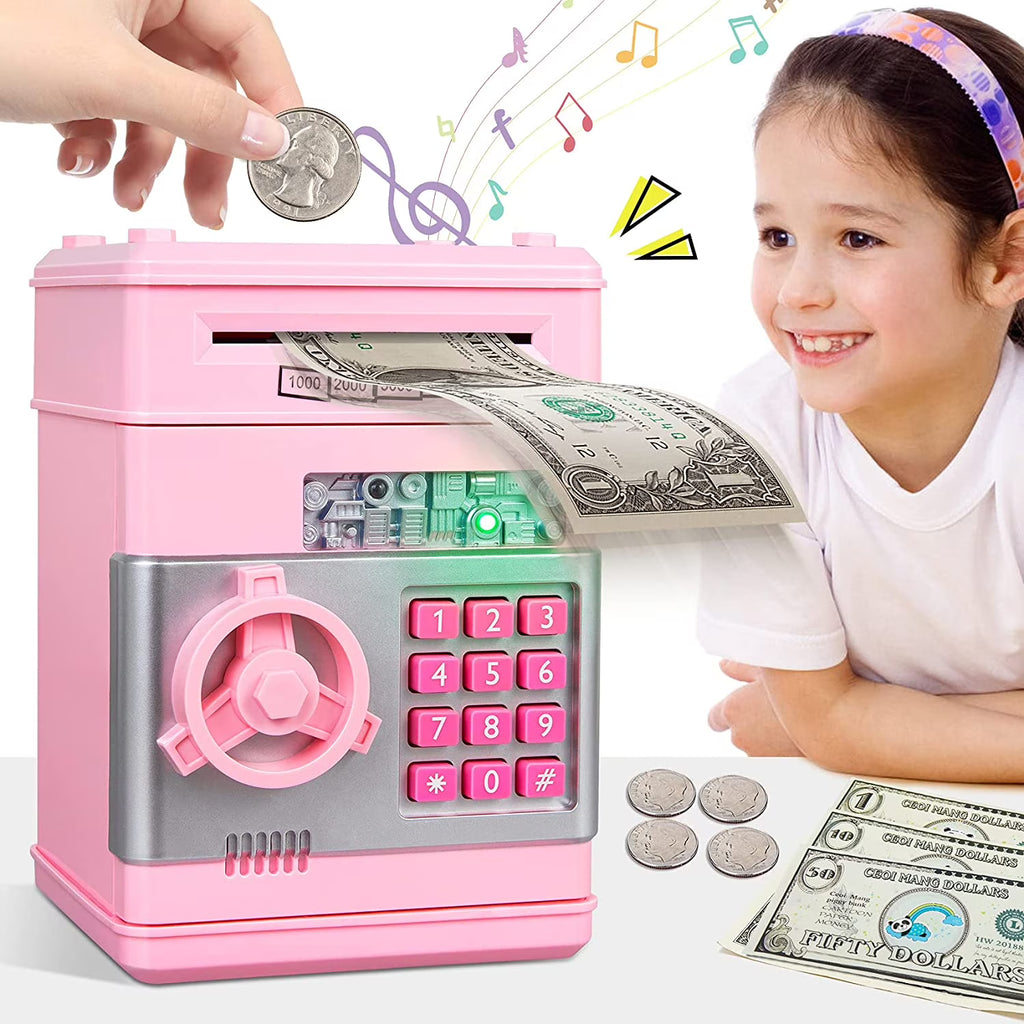 Piggy Money Bank for Kids, Pink I246