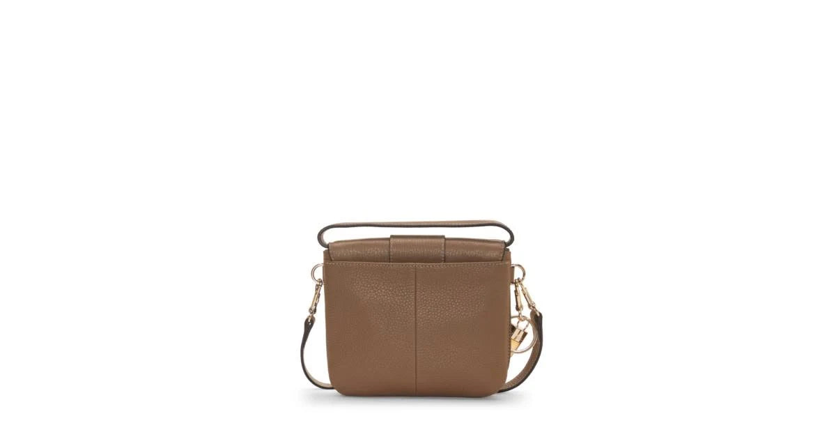 Leather Flap Crossbody X258443