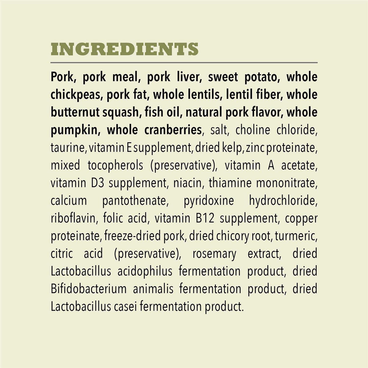 Grain-Free Pork & Squash Dry Dog Food, 22.5-lb bag T9237
