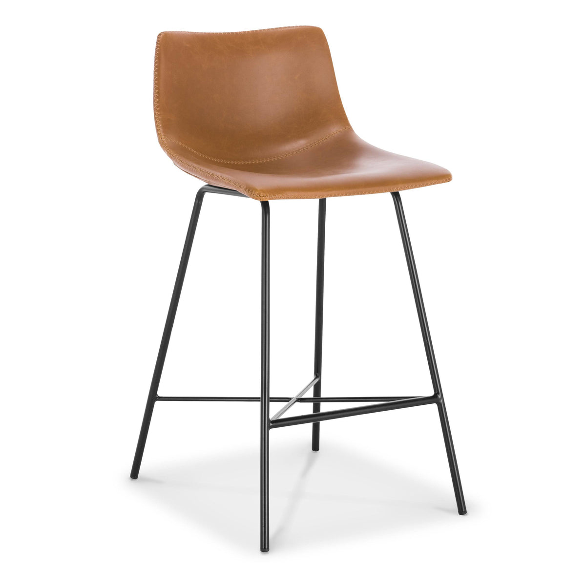Brown Poly & Bark Counter Stool Set of 3 S3310