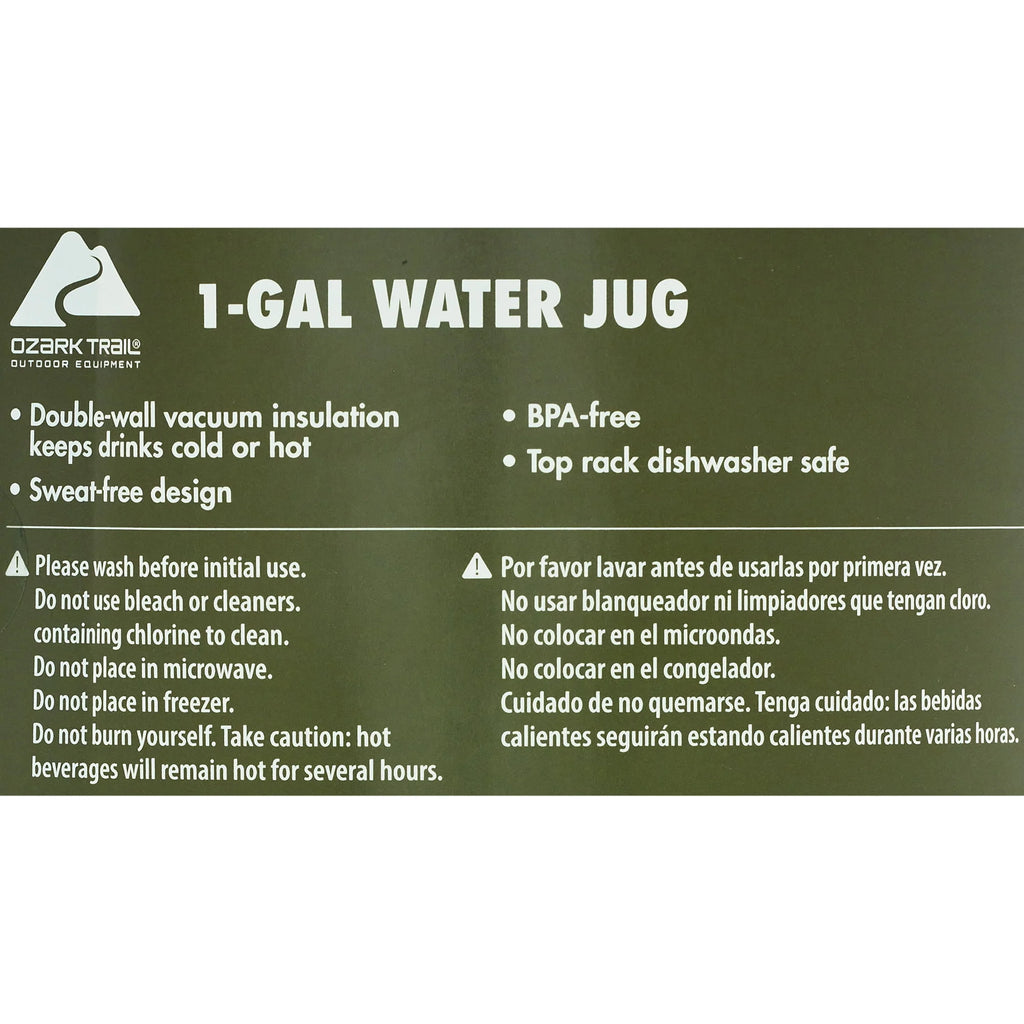 Stainless Steel 1 Gallon Water Jug X464