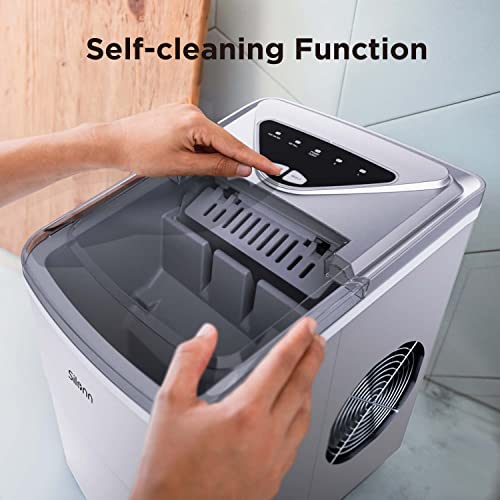 Countertop Ice Maker with Ice Scoop and Basket N491