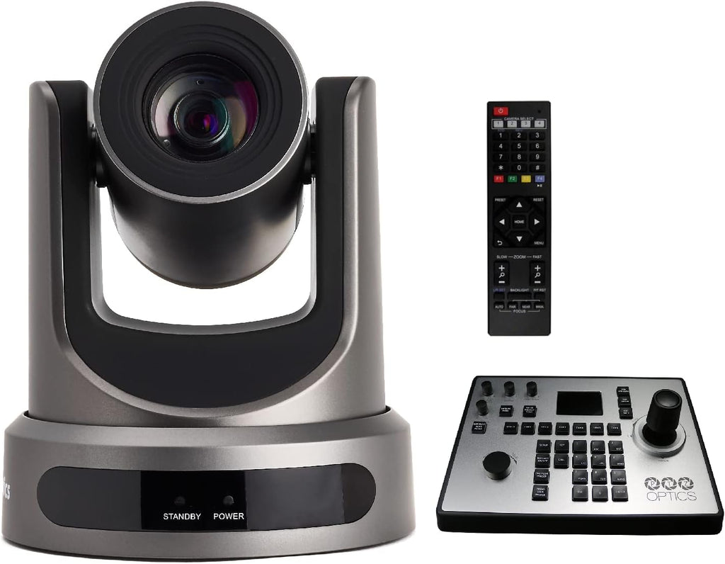 30X-SDI Gen 2 Live Streaming Broadcast Camera, Gray + PTJOY G4 Joystick Controller F741771