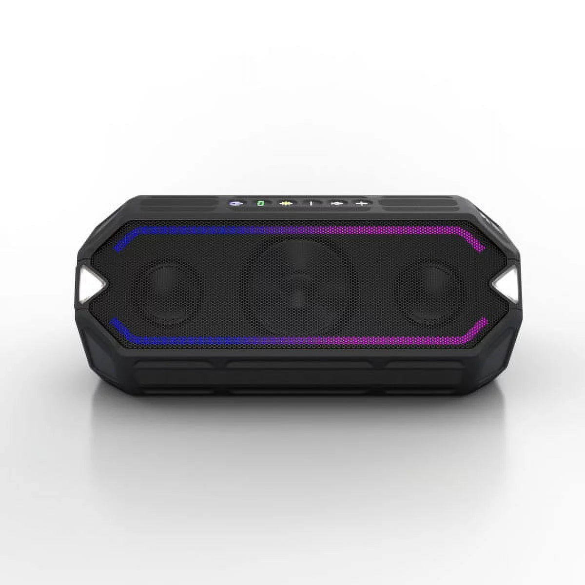Everythingproof Portable Bluetooth Speaker with LED Lights, Black M615