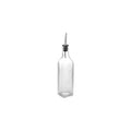 Glass Oil and Vinegar Bottle with Stainless Steel Spout 10.2 inch Case of 4 S668945