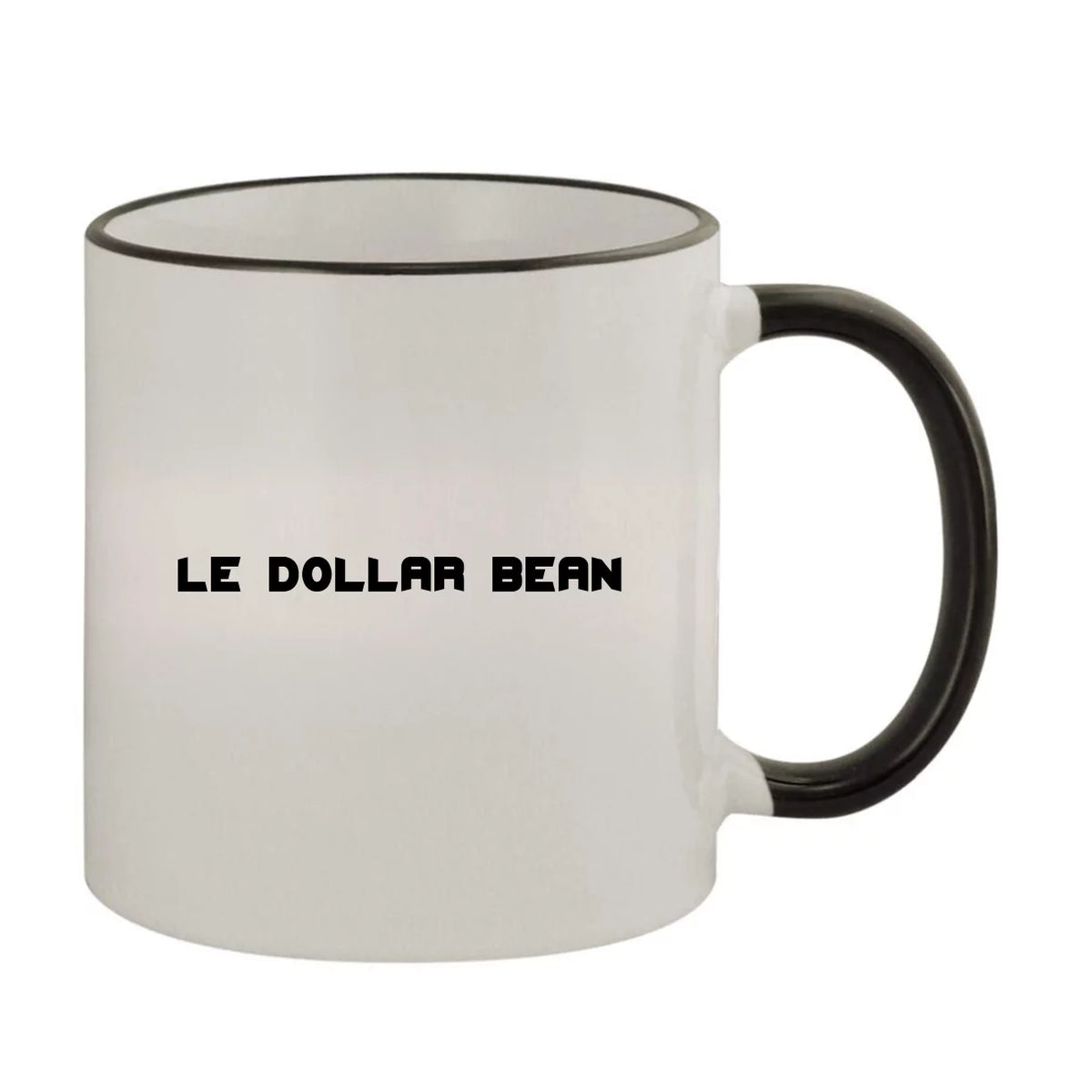 11oz Colored Handle and Rim Coffee Mug J993