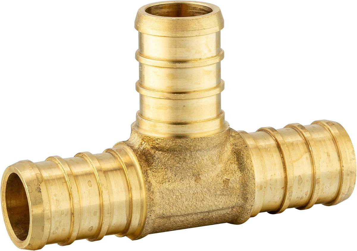 3/4" Pex Fittings Tee Elbow and Coupling, 8 Pieces Each, Lead Free Q6017