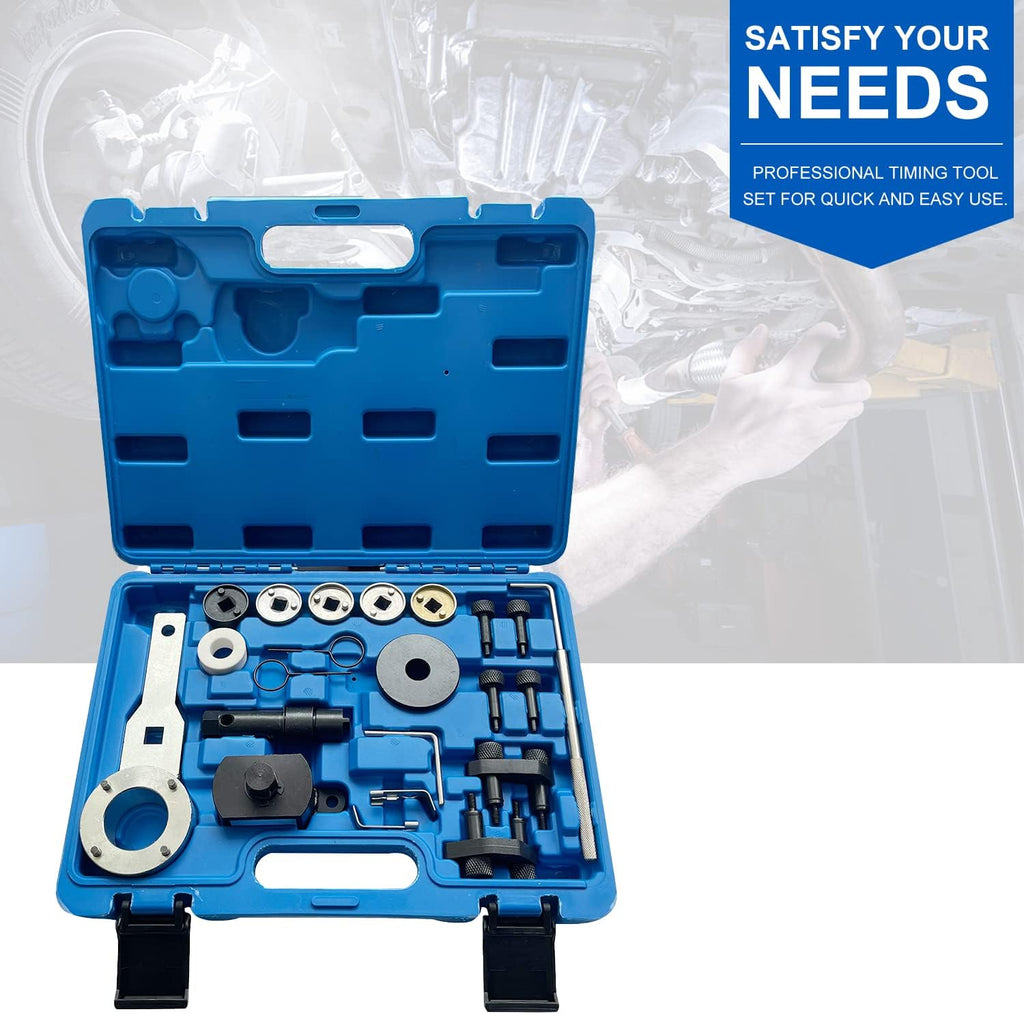 22 Pcs Engine Camshaft Timing Tool Kit for Audi VAG VW 1.8 2.0 TSI TFSI EA888 Engine Z294