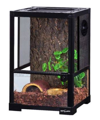 12 x 12 x 18 in. Reptile Glass Terrarium with Single Hinge Door Y1674