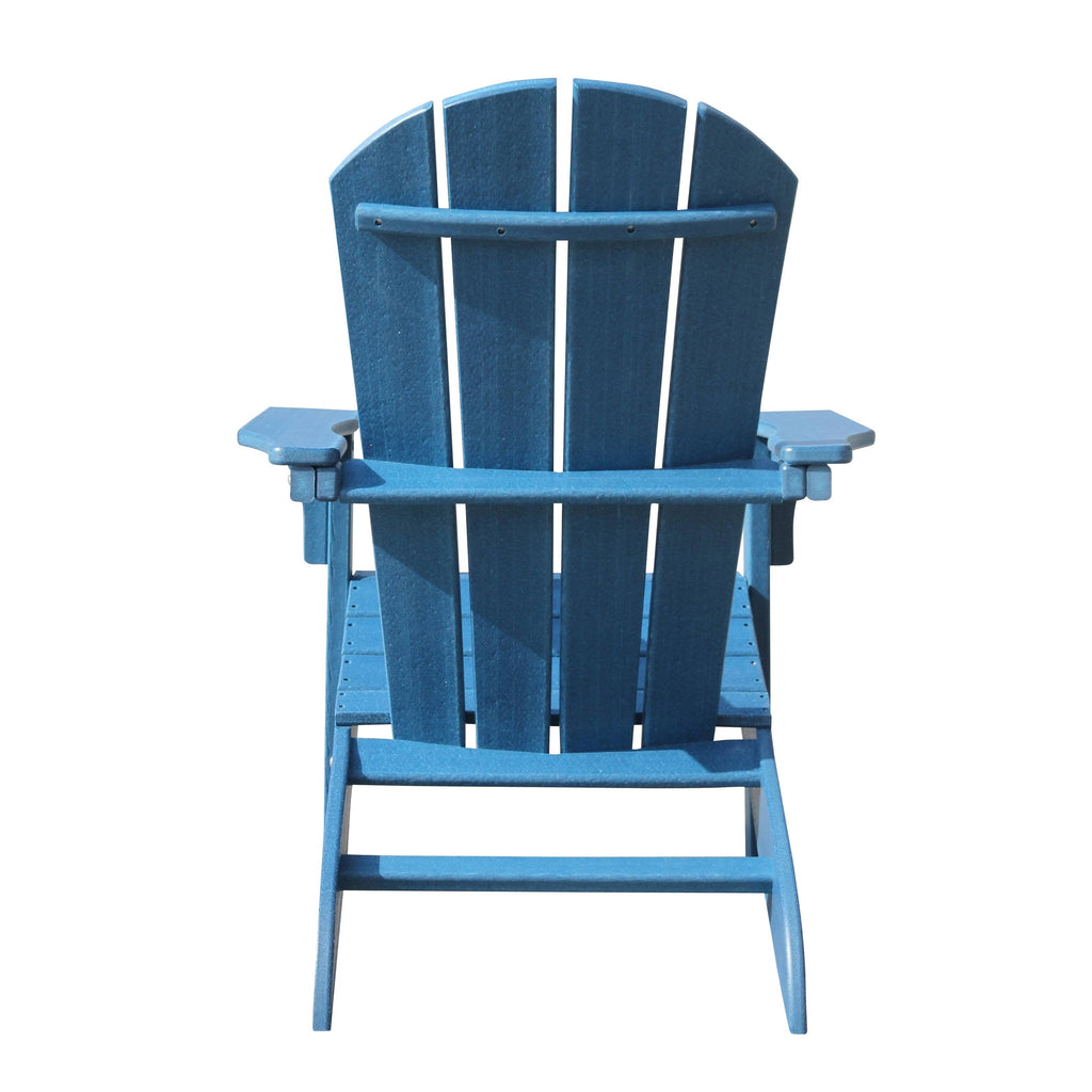 White Plastic Outdoor Adirondack Chair V979