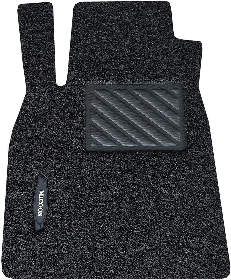 Black Pack of 2 All Weather Heavy Duty Waterproof Car Floor Mat Set W64887