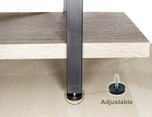 3-Tier Metal and Wood Bookshelf L858