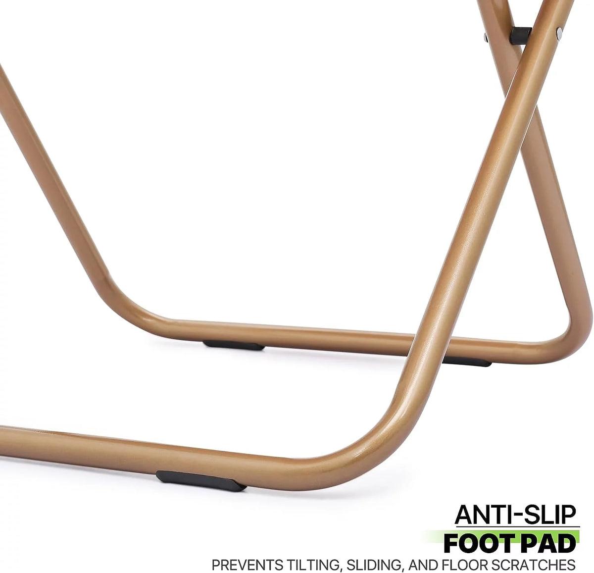 Oversized Foldable Saucer Chair with Ottoman T879