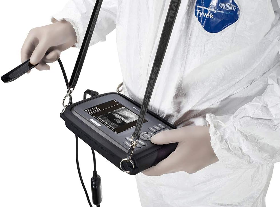 Portable Digital Veterinary Ultrasound Scanner with 4.0MHz Rectal Convex Probe U6666